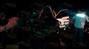 Policías de Tuxpan chocan en Acayucan Policías Tuxpan Chocan Acayucan