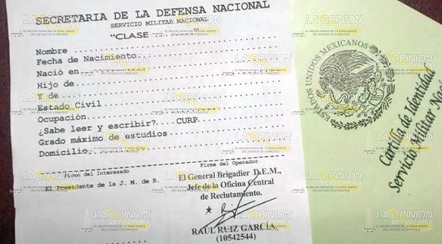 Vence plazo para tramitar la cartilla, quedan pocos formatos
