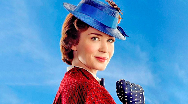 Emily Blunt, como caída del cielo en 'El Regreso de Mary Poppins'