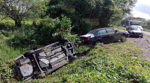Se accidenta mujer centroamericana en el tramo Naranjos-Cerro Azul Se Accidenta Mujer Centroamericana Tramo Naranjos Cerro Azul