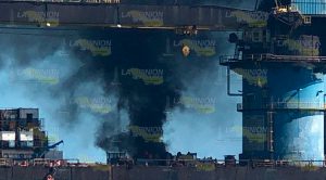 Se incendia barcaza en la costa de Campeche Se Incendia Barcaza Costa Campeche