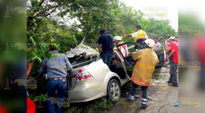 1 muerto y 3 heridos en brutal accidente en la ruta Naranjos-Tampico