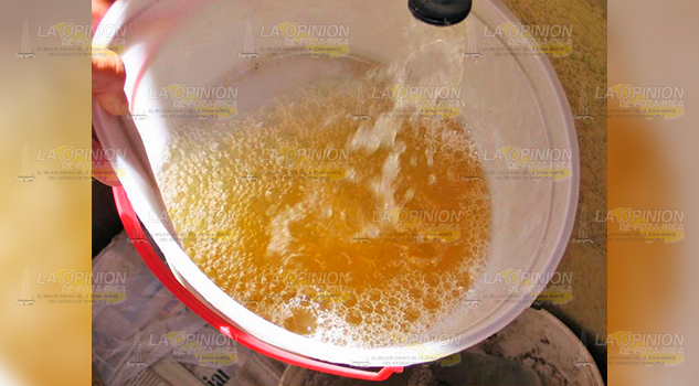 Pobladores de la comunidad El Chote denuncian turbiedad en el agua potable