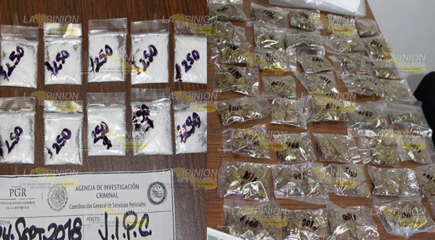 Detenidos con cristal, marihuana y cocaína en Poza Rica