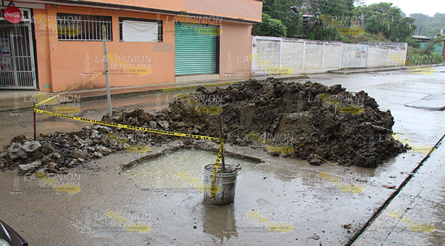 Por fuga en la Petromex, 15 colonias se quedan sin agua