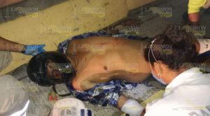 Motociclista embestido en la Tuxpan- Poza Rica