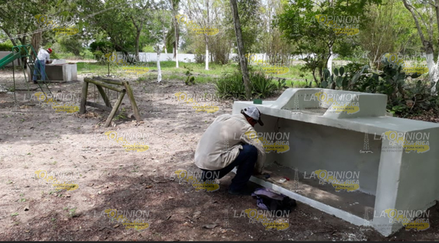 Mejoran imagen del parque ecológico en Pánuco