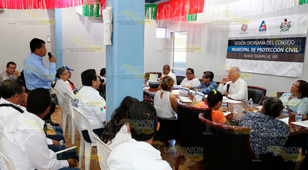 En álamo se llevó a cabo la Tercera reunión del Consejo Municipal de Protección Civil