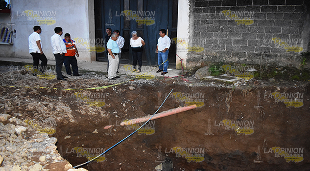En colonias de Tlapacoyan, aparecen Socavones