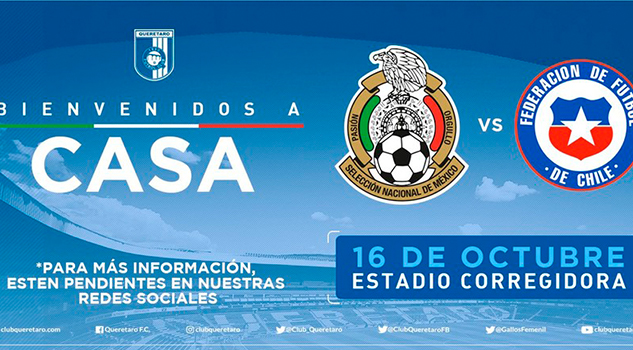 FMF confirma juegos del Tri ante Costa Rica y Chile, en Monterrey y Querétaro