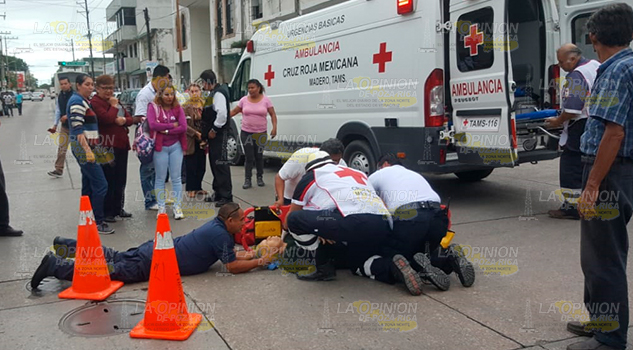 Autobús atropella a sexagenaria en Madero Autobús atropella a sexagenaria en Madero