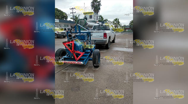 Conagua trajo bombas para la emergencia en Tamiahua