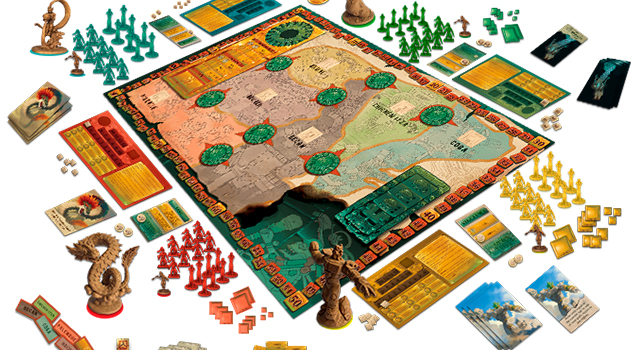 'Mezo': el juego de mesa basado en la cultura maya en el que tribus conquistan territorios con ayuda de dioses y sacrificios