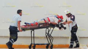 Encontronazo en la carretera federal 180, 4 heridos Encontronazo Carretera Federal 180 4 Heridos