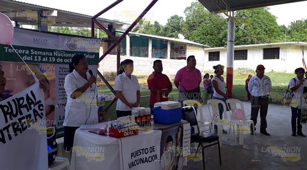 Inicia campaña de vacunación en Coatzintla Inicia campaña de vacunación en Coatzintla