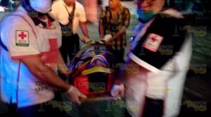 Motocilista temerario se estampa contra taxi en Tuxpan Motocilista temerario se estampa contra taxi en Tuxpan