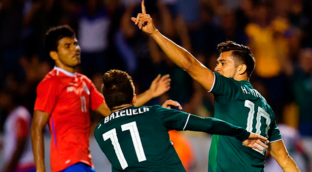 México remontó a Costa Rica y rompió maleficio México remontó Costa Rica rompió maleficio