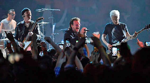 U2 cambia el repertorio de su gira para su show en Copenhague