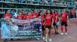 ¡ES OFICIAL! Se inaugura la edición 44 del Torneo de Futbol de los Barrios 2018 Se inaugura edición 44 Torneo Futbol Barrios 2018
