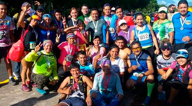 Divertido trail en el Natura