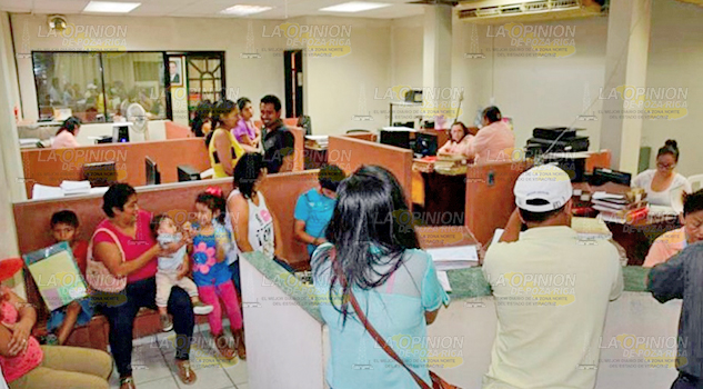 No hay formatos para copias en Registro Civil de Castillo de Teayo
