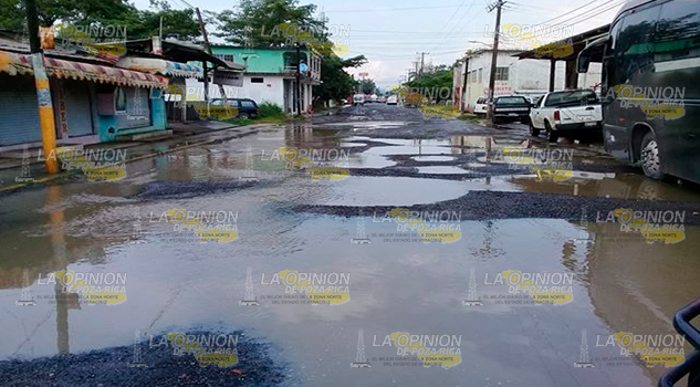 Avenida Tamiahua, zona de desastre