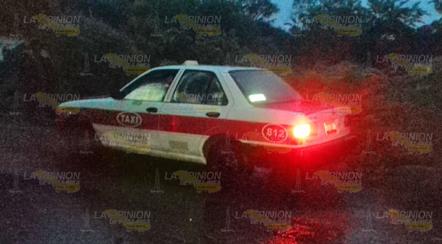 Taxista tuxpeño ejecutado a balazos