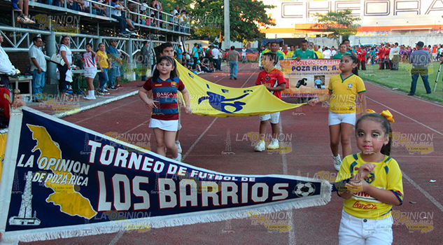 Definido el desfile de la inauguración de Futbol de los Barrios 2018