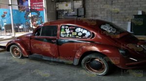 Lo abandonan chocado, frente a mueblería; en Ruiz Cortines con Costa Rica