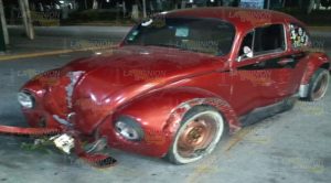 Lo abandonan chocado, frente a mueblería; en Ruiz Cortines con Costa Rica