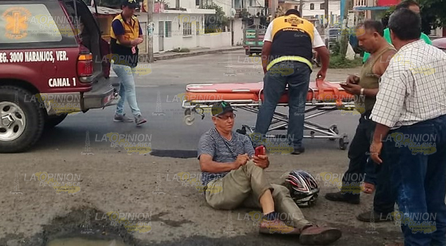 Un lesionado en choque de motos en Naranjos