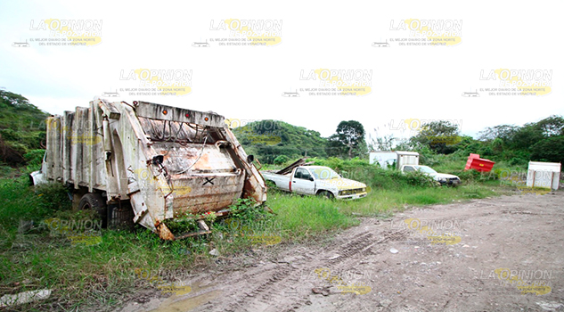 Convertirán chatarra en parque infantil en Papantla