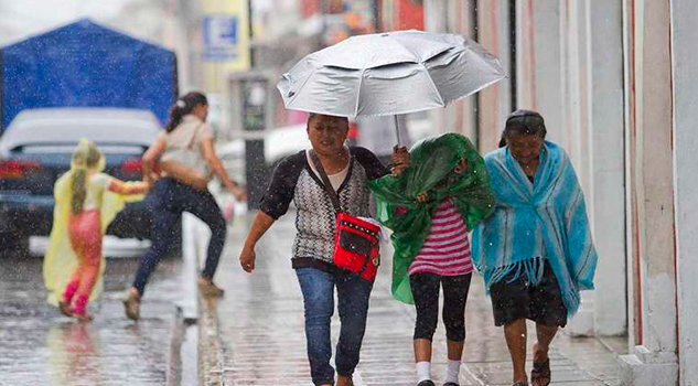 Prevén lluvias y clima fresco en gran parte del país