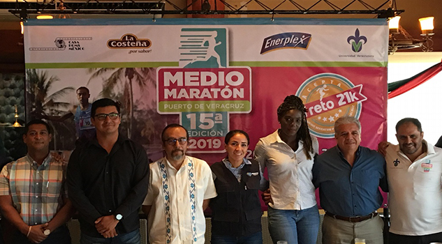 Presentan la edición 15 del Medio Maratón de Veracruz
