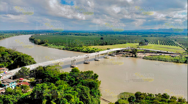 Puente Ojite pronto quedará concluida para ser inaugurada el próximo mes de noviembre
