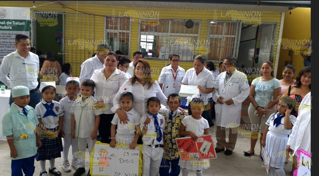 Presidenta de Coatzintla, inauguró de manera oficial la tercera semana nacional de salud