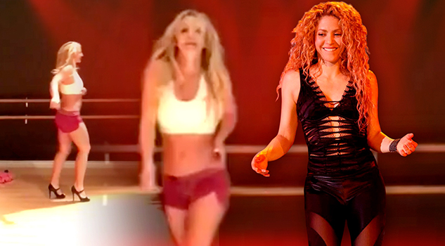 Video: Shakira felicita a Britney Spears por bailar ‘Chantaje’
