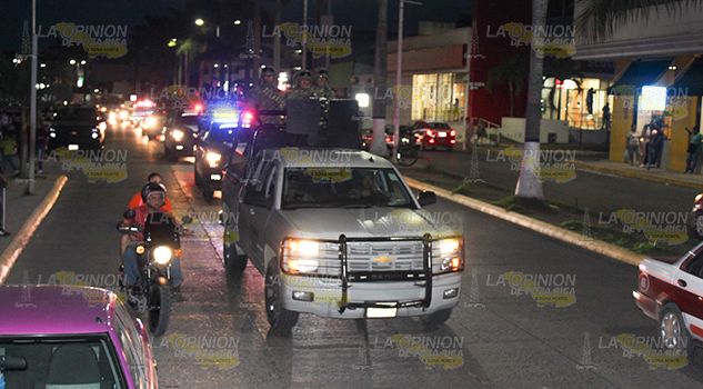 Gran despliegue para la seguridad, fuerzas federales y policía participan en el operativo de vigilancia
