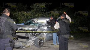 Profesor muere en accidente carretero Brutal encontronazo en la México - Tuxpan
