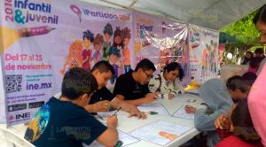 Buena respuesta a la consulta infantil y juvenil del INE en Papantla Buena respuesta a la consulta infantil y juvenil del INE en Papantla