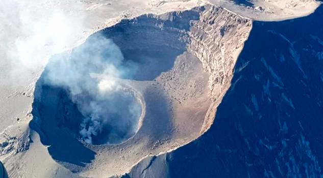 Detectan domo de lava de 250 metros en cráter del "Popo" Detectan domo de lava de 250 metros en cráter del 'Popo'