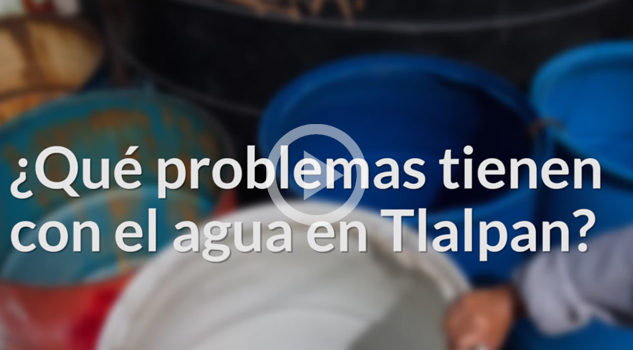 Hasta entre nosotros nos vendemos el agua porque no cae ni una gota, dicen en Tlalpan