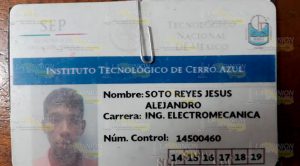Identifican al ejecutado en Cerro Azul; era alumno del Tecnológico Identifican al ejecutado en Cerro Azul; era alumno del Tecnológico