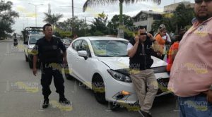 Estudiantes de Secundaria fueron atropellados por un trabajador del IMSS