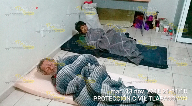 Los protegen de morir por hipotermia: Pc