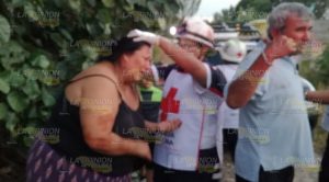 Ebrio tuxpeño machetea a una familia