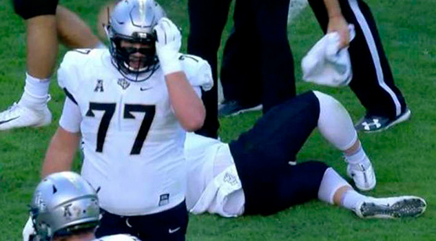 ¡Espeluznante lesión en la NCAA! Pudo perder la pierna ¡Espeluznante lesión en la NCAA! Pudo perder la pierna