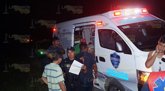 5 lesionados en choque sobre el tramo carretero Chote - Agua Dulce 5 lesionados en choque sobre el tramo carretero Chote - Agua Dulce