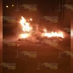 Con la finalidad de crear psicosis, incendiaron un contenedor