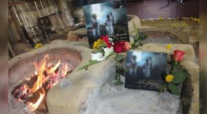 Bendición del fogón en el parque Takilhsukut de Papantla